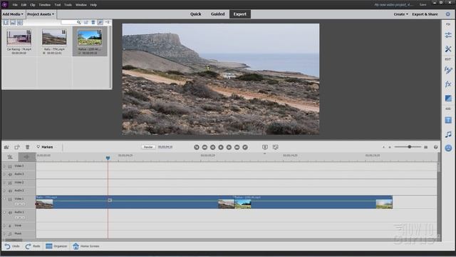 How You Can Trim Video in Adobe Premiere Elements - Quick How to Edit Video Tutorial смотреть онлайн