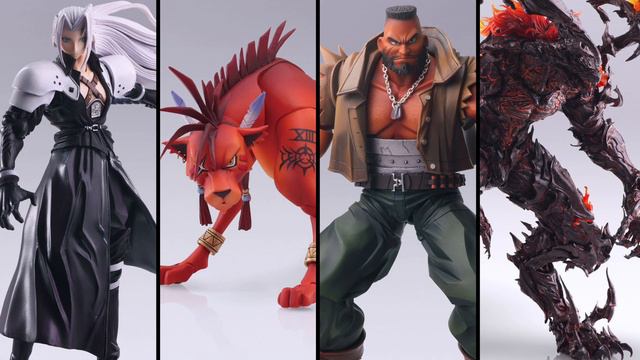 Previews for Bring Arts Figures of Sephiroth, Barret, Red XIII and Infrit смотреть онлайн
