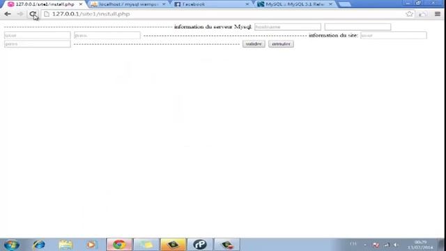 php darija سلسلة انشاء موقع من الصفر creation de la page installation partie 7 смотреть онлайн