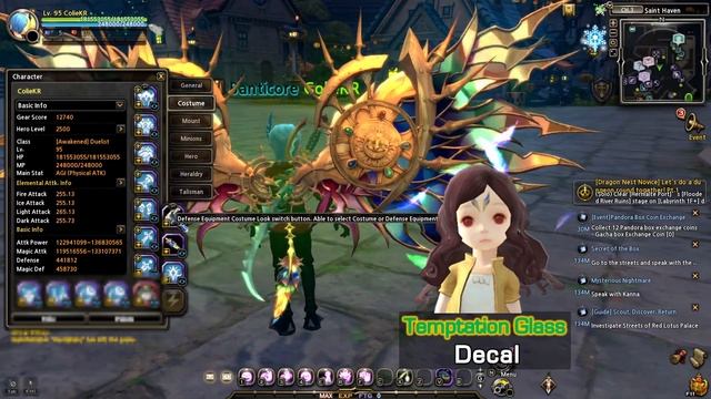 Temptation Glass Wings / New Legend WTD / Dragon Nest Korea смотреть онлайн