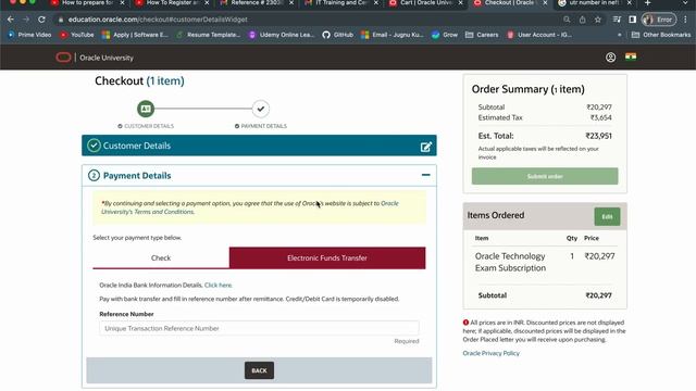 How to register and Schedule an oracle Certification Exam | Payment Issue Resolved ? смотреть онлайн