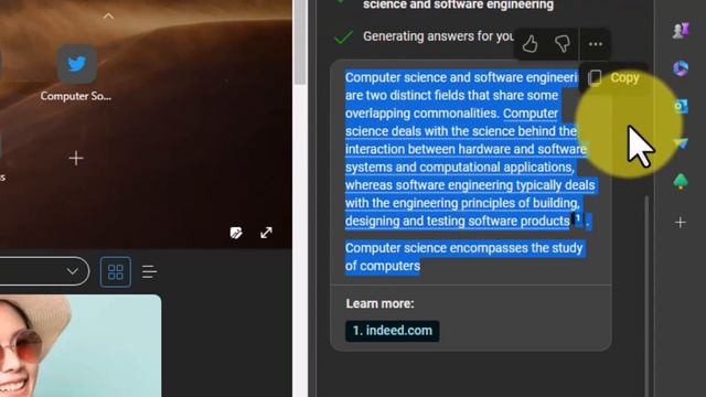 How to use Microsoft Bing Copilot AI - Microsoft Edge Browser смотреть онлайн