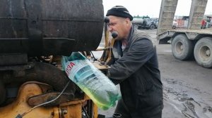 запуск двигателя д 180 бульдозера чтз после ремонта