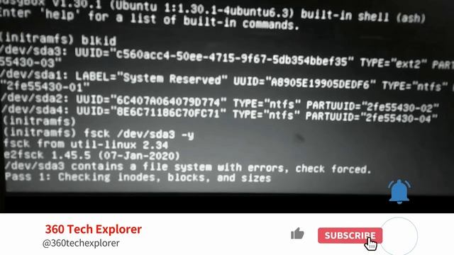 How to fix initramfs error in Ubuntu || Kali Linux || BusyBox (Latest) смотреть онлайн