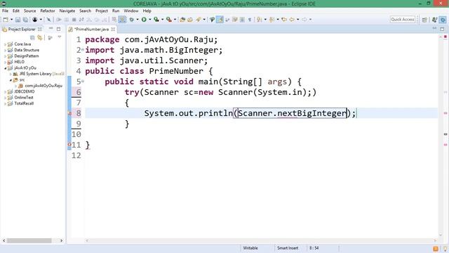 Prime Number With Using isProbablePrime() Method by raju soni смотреть онлайн