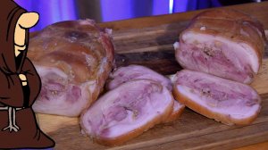 Рулет из Двух свиных Рулек или ветчина из свиной рульки в домашних условиях