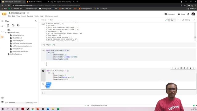 Map vs Filter in Apache Beam | google dataflow смотреть онлайн