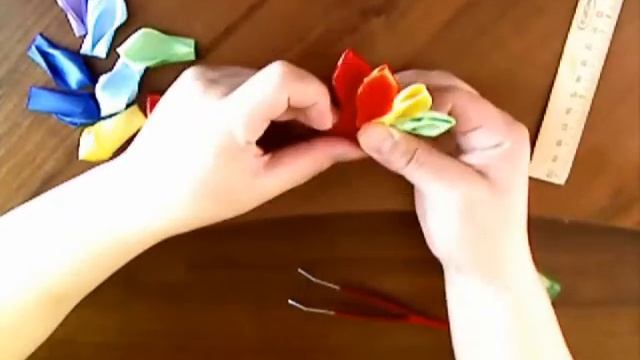 Цветики - семицветики мастер класс резиночки канзаши. смотреть онлайн