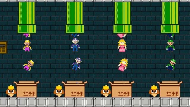 Super Mario Choosing the Ideal Lego from the Vending Machine | Game Animation смотреть онлайн