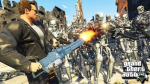 ГТА 5 МОДЫ ТЕРМИНАТОР И ВОССТАНИЕ МАШИН В GTA 5! ОБЗОР МОДА В GTA 5 ИГРЫ ГТА МИР ВИДЕО GTA 5 МОДЫ