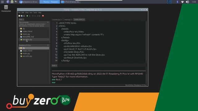 Pico W Sensor Server - Display Realtime Sensor data over Wi-Fi смотреть онлайн