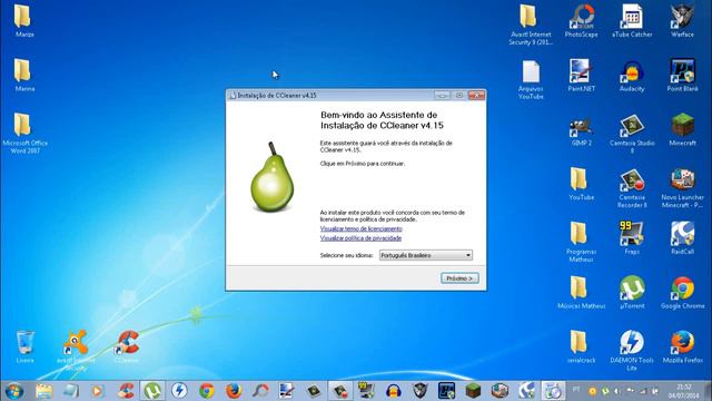 Tutorial : Como Remover Arquivos Desnecessários do Computador Com o CCleaner смотреть онлайн