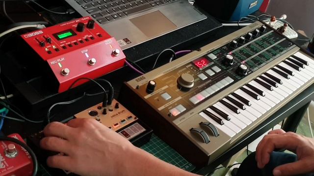 Minimal setup Dawless Jam - Korg Volca Drum - Microkorg - Boss RC-500 смотреть онлайн