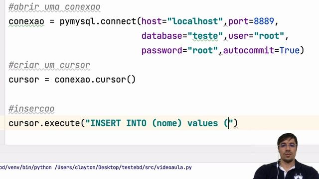 Python e MySQL: Tutorial definitivo de Python com MySQL - CONNECT, INSERT, UPDATE, DELETE E SELECT. смотреть онлайн