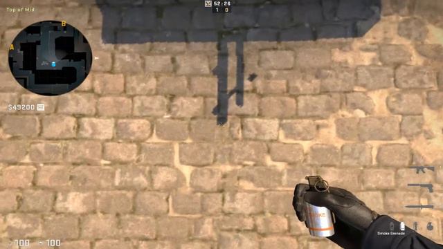 CS:GO - MIRAGE (2021) FAKE SMOKE FROM TOP MID TO TICKET смотреть онлайн