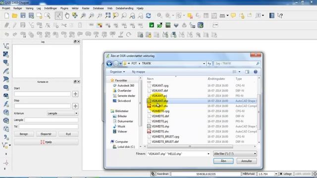 Convert SHAPE-files to DXF-files with QGIS смотреть онлайн