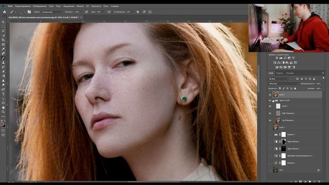 Разбор обработки в Adobe Photoshop. смотреть онлайн