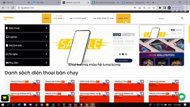 Demo website sellphone online use reactJs and ASP.NET Core Web API смотреть онлайн