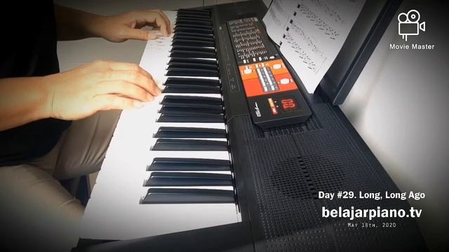 Learn Piano Day #29. Long , Long A Go | Yamaha Psr F51 | belajar piano covid 19 смотреть онлайн