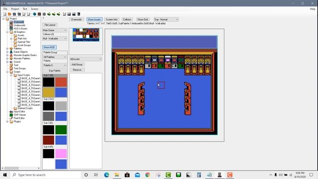 NESmaker 4.5.6 Tutorial: Maze Game, Easy Mode смотреть онлайн