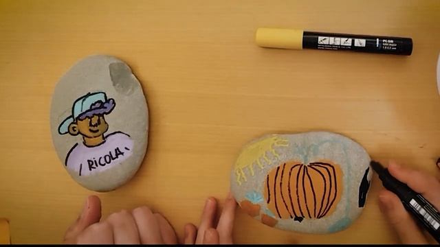 POSCA! рисуем маркерами по камням смотреть онлайн