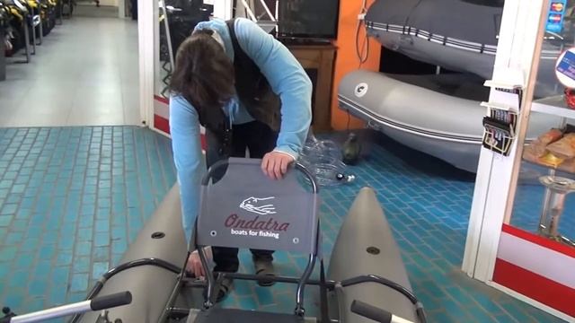Надувная лодка катамаран Ondatra в магазине Катамаранов.РФ смотреть онлайн