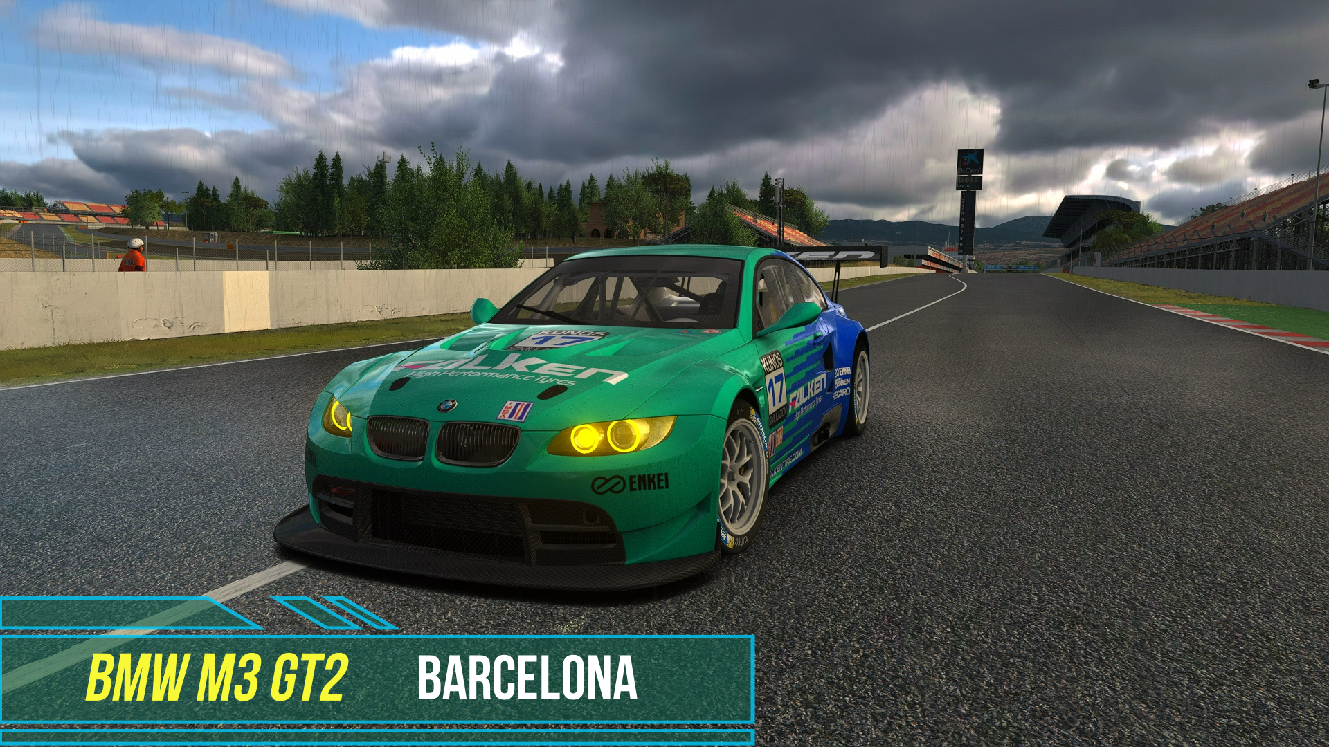BMW M3 GT2 - Barcelona / Assetto Corsa. смотреть онлайн