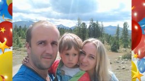 Видеопоздравление с днем рождения. Видеофильм с юбилеем. Слайд-шоу.