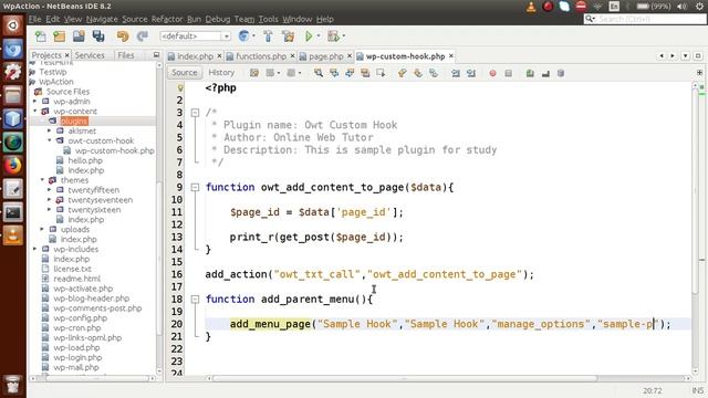 Wordpress Hooks Tutorial for beginners from scratch #24 Develop Custom Action Hook Steps (#2) смотреть онлайн