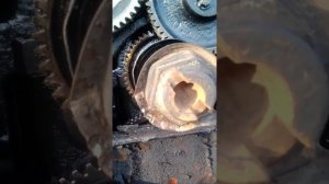 Установка распределительной шестерни после ремонта на двигатель смд-20,22.