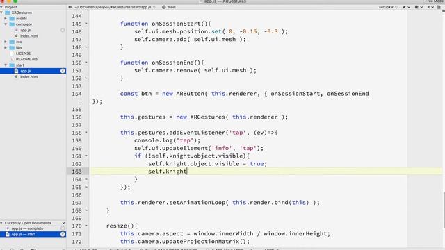 XRGestures - Touch Gestures library for WebXR AR apps смотреть онлайн