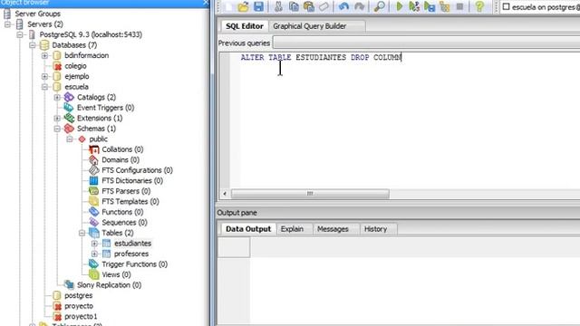 ELIMINAR COLUMNA SQL смотреть онлайн