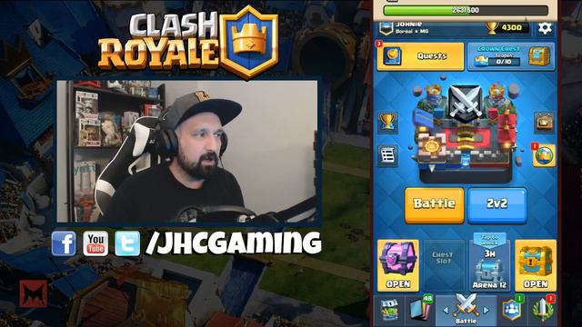 NO WAY I AM THAT LUCKY!! First CHEST OPENING of 2018! - Clash Royale смотреть онлайн