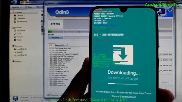 How to Flash ROM Samsung Galaxy A10 SM-A105G смотреть онлайн