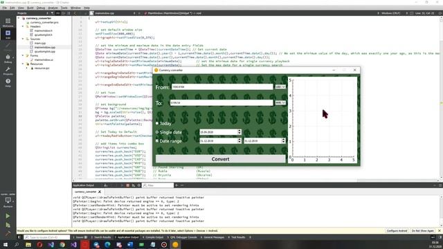 Currency converter written in C++ using Qt Creator framework смотреть онлайн