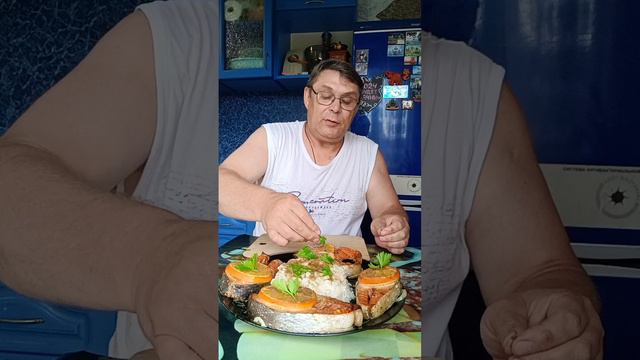 Семга под апельсинами. Так рыбу мало кто готовит. смотреть онлайн