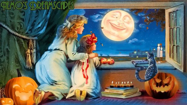 1948, Vintage Halloween Oldies Playing In Another Room (rustling Leaves Falling, Wind, Howling) ASM