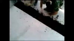 Холодный асфальт в мешках Пенза - въезд в бокс
