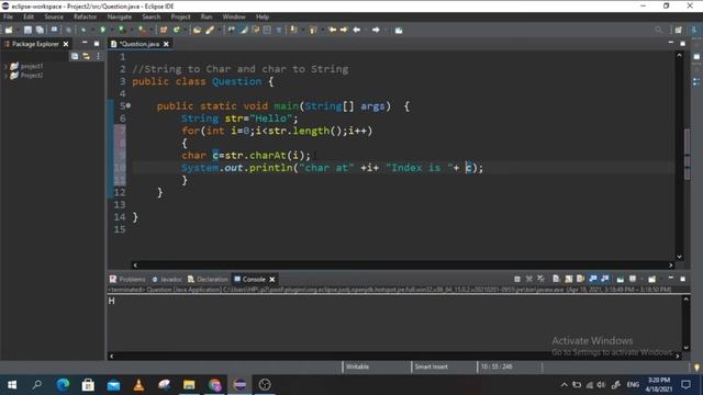 Java String to Char and Char to String | Java String to Char | Java Char to String смотреть онлайн