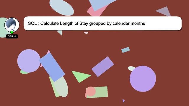 SQL : Calculate Length of Stay grouped by calendar months смотреть онлайн