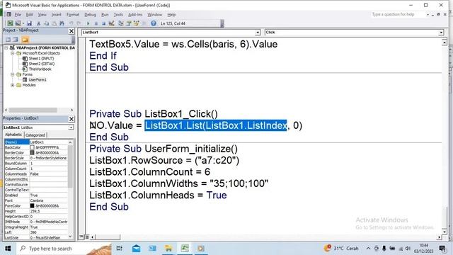 VBA Userform untuk Entri Data - Tips dan Trik Membuat Form Input Data смотреть онлайн