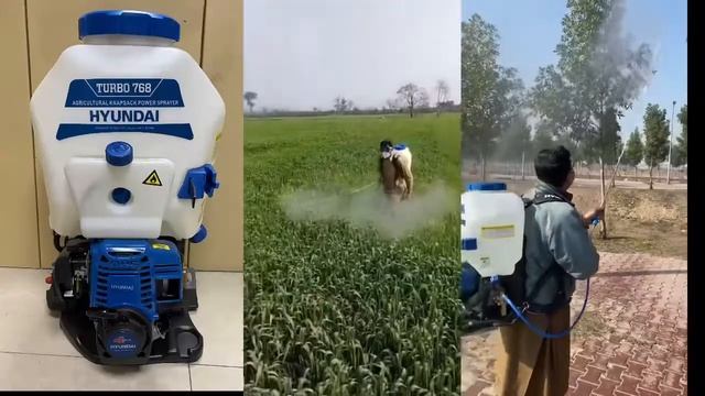 Hyundai Power Sprayer Model 768 Engine 4 Stroke Turbo смотреть онлайн