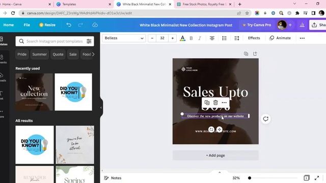 Creating Instagram Story template through canva [Urdu/Hindi] смотреть онлайн