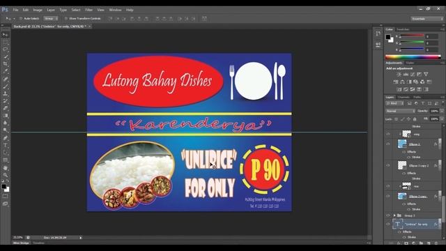 Photoshop Basic 3 Fold Brochure Design Tutorial (Tagalog) Part 6/1 смотреть онлайн