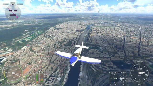 Flying over Paris on Microsoft Flight Simulator #xboxSeriesX #GamePass смотреть онлайн