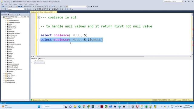 21. Coalesce in SQL | SQL Coalesce смотреть онлайн