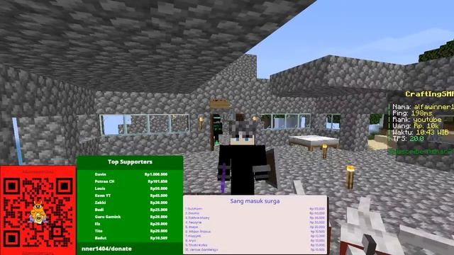 minecraft Live now Stream Indonesia mencoba SURVIVE 100 HARI di minecraft hardcore custom room #229 смотреть онлайн