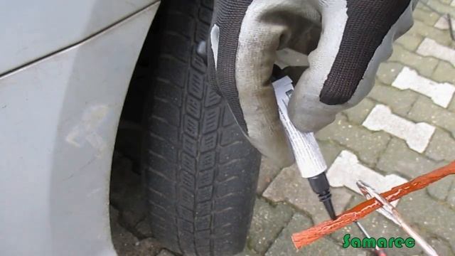 Как быстро отремонтировать бескамерную шину смотреть онлайн