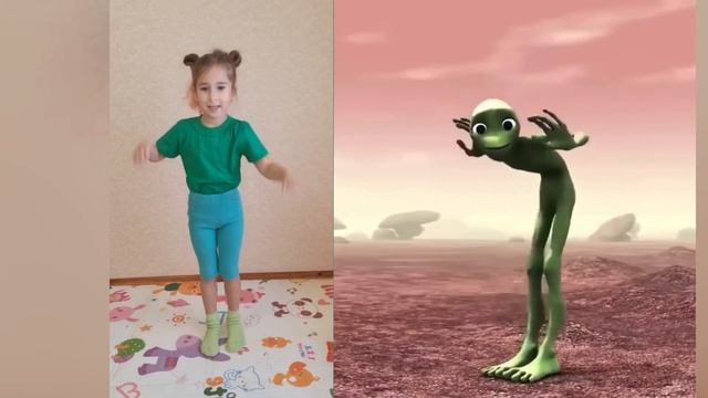 DAME TU COSITA Танцующий инопланетянин Зелёный человечек танцует Амакасито Дама ту косита dance смотреть онлайн