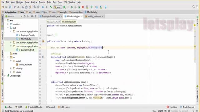 Video #39 - Android Tutorial - ContentProvider Example -Deleting Records From Database Part #5 смотреть онлайн